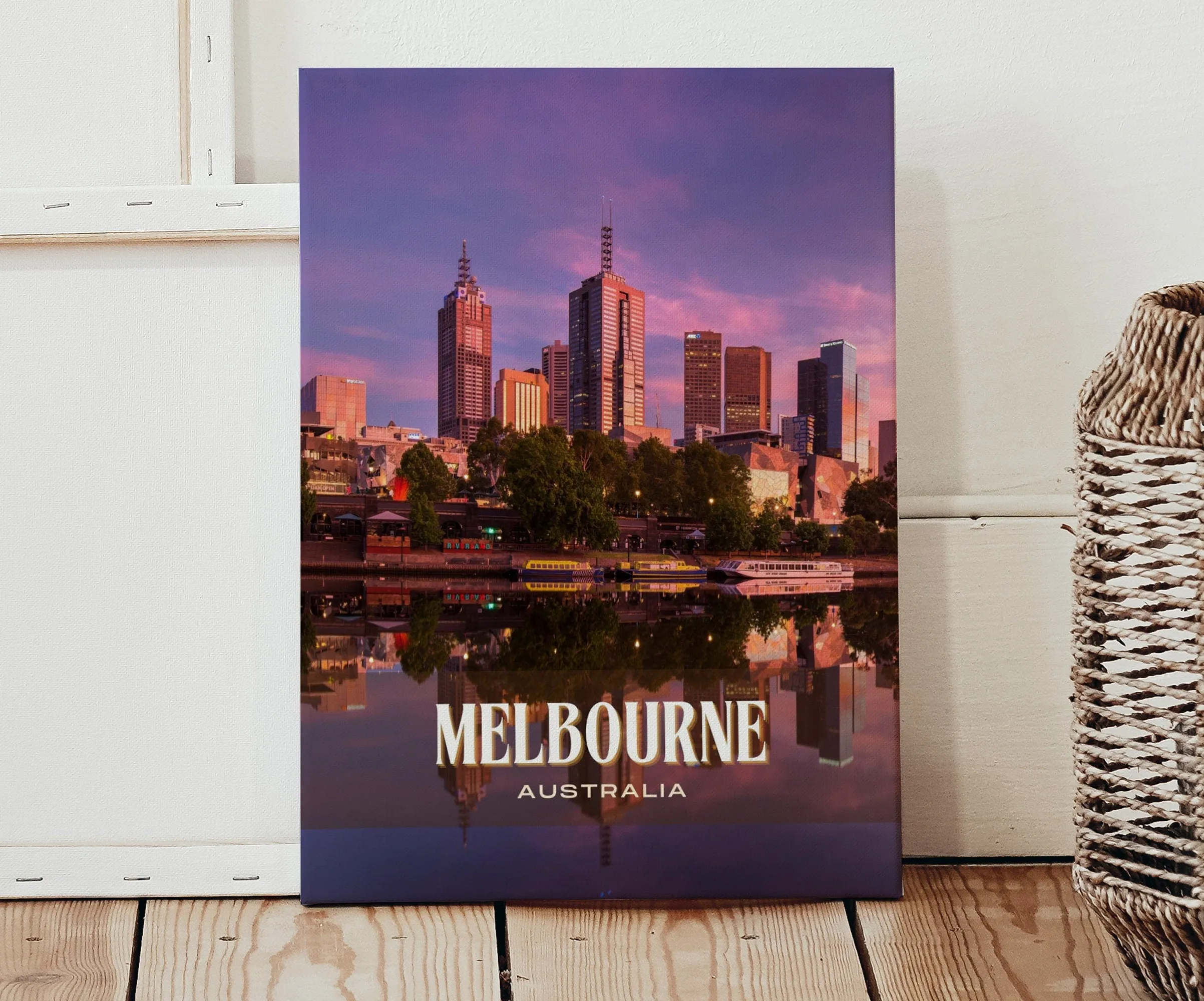 Melbourne Retro Wall Art, Australia