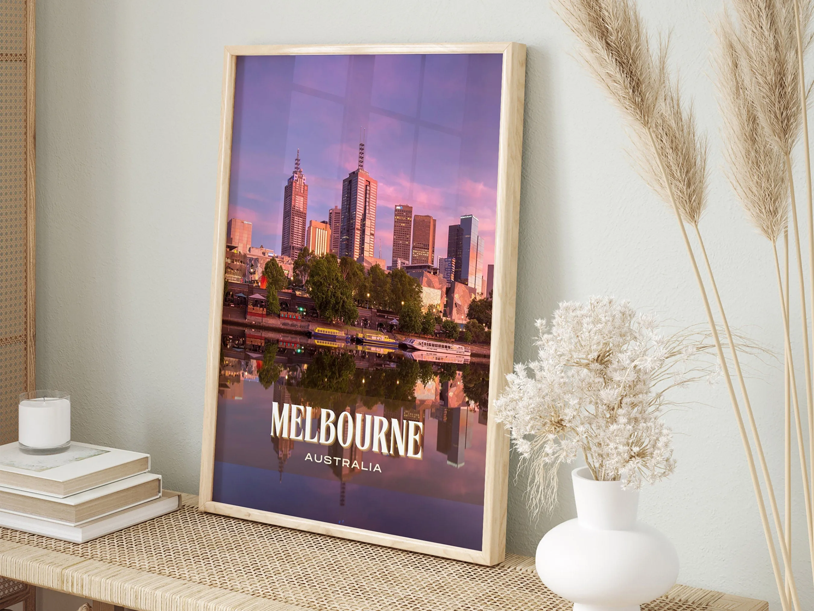 Melbourne Retro Wall Art, Australia