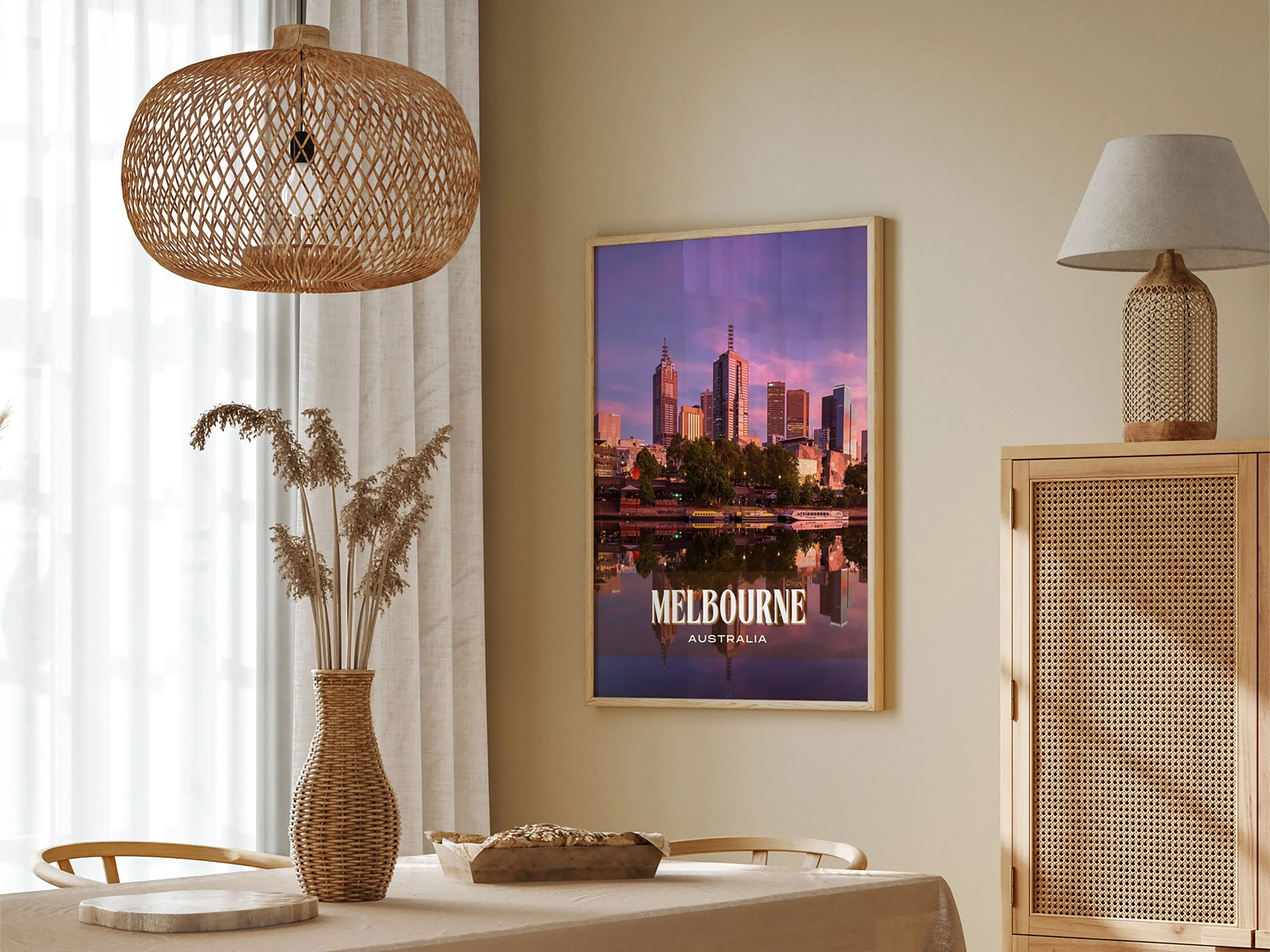 Melbourne Retro Wall Art, Australia