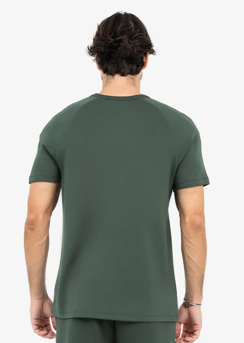 Mens All Around Lounge Tee Deep Green