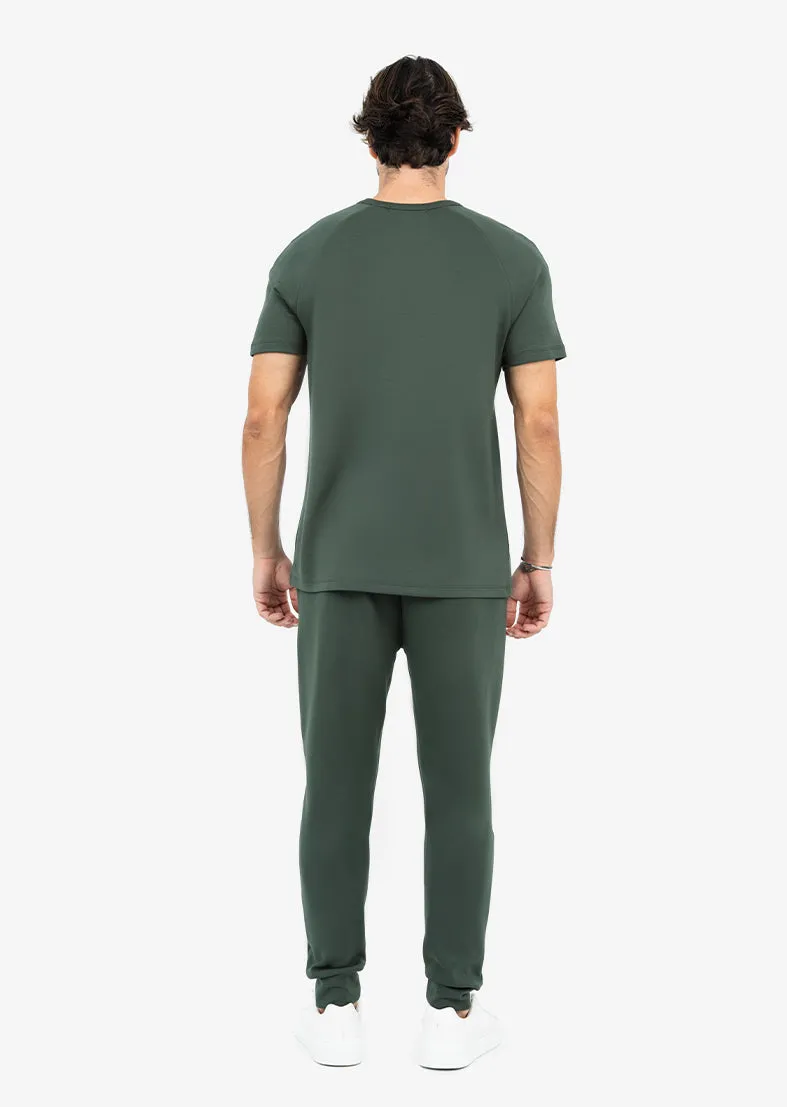 Mens All Around Lounge Tee Deep Green
