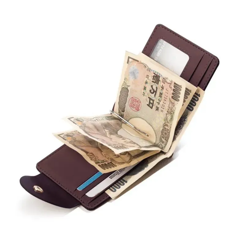 Men's Fashion Wallet with 15 Card Slots & Photo Holder
