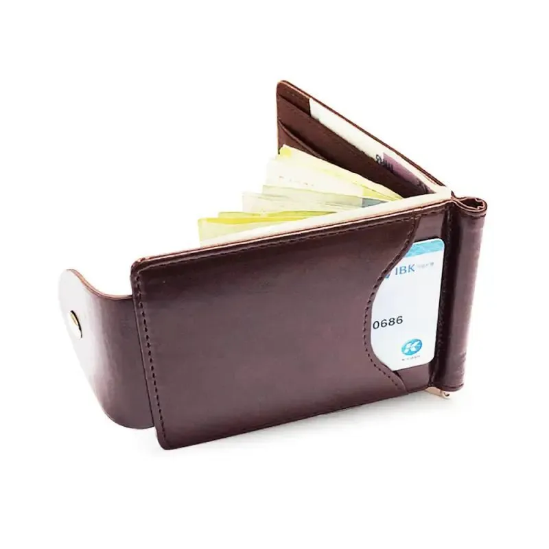 Men's Fashion Wallet with 15 Card Slots & Photo Holder