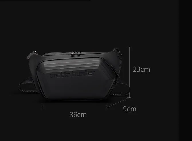Men's Messenger Shoulder Waist Bag Trend Fashion Design Sling Bag Large Capacity Waterproof Chest Bags Wear-resistant