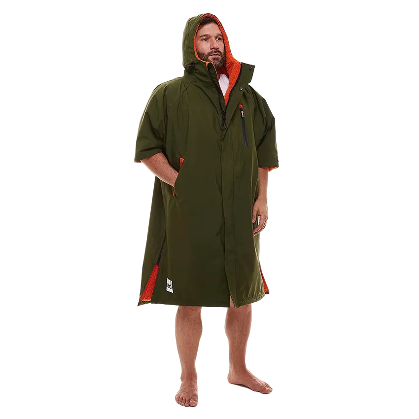 Men's Short Sleeve Pro Change Robe EVO - Parker Green