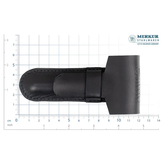 Merkur Leather Case – Premium Cowhide, Black