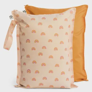 Mess Proof Wet Bags 2 Pack Boho Rainbow/Cinnamon