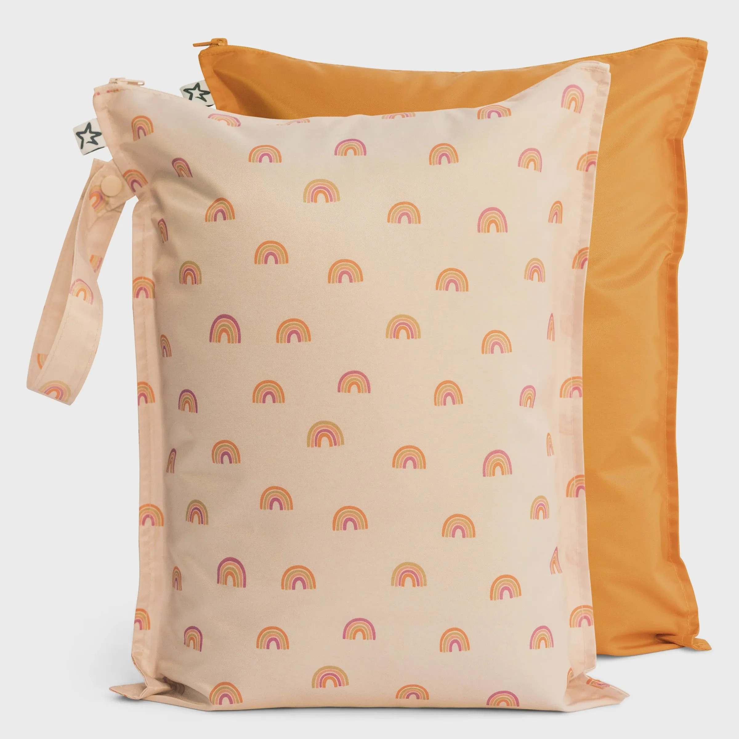 Mess Proof Wet Bags 2 Pack Boho Rainbow/Cinnamon