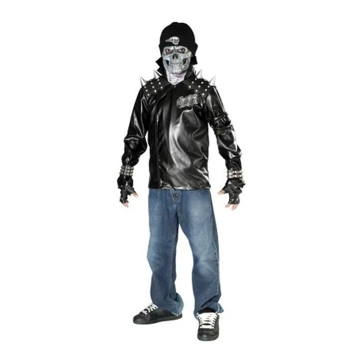 Metal Skull Biker Size L