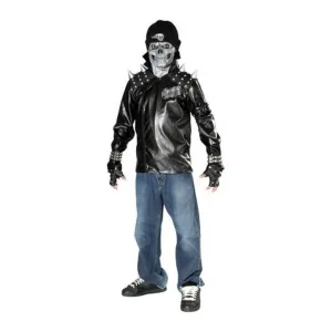 Metal Skull Biker Size L
