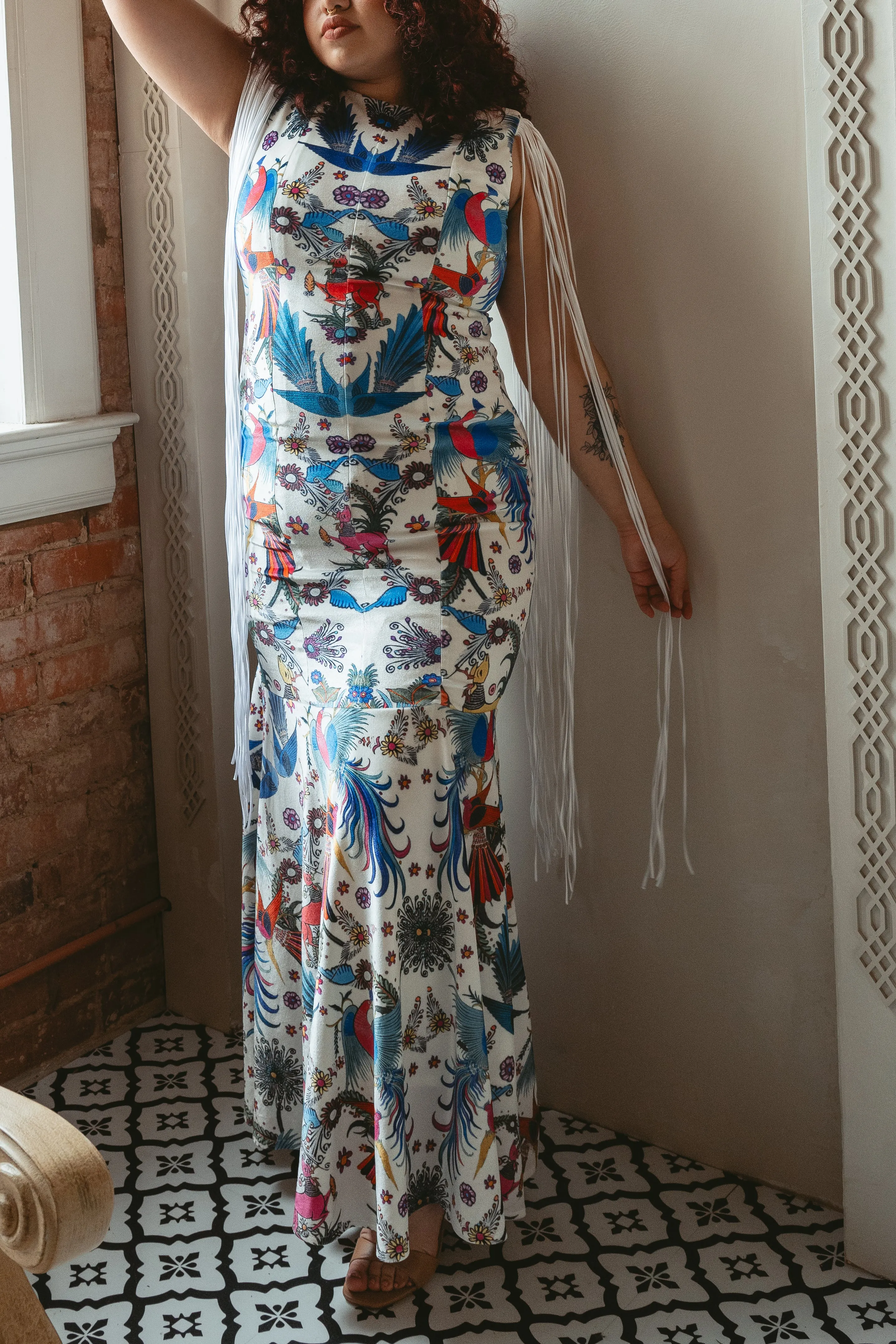Mexica Bridal Beards Dress