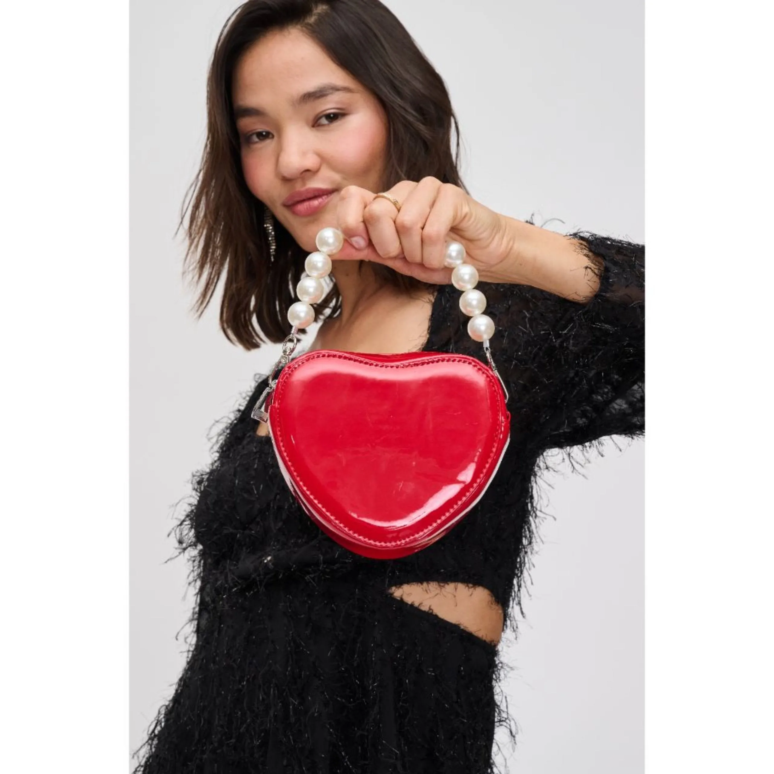 Mi Amore Evening Bag - Red
