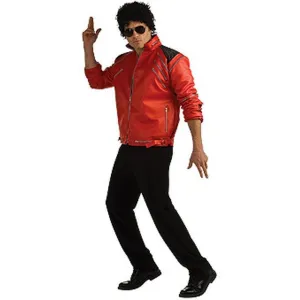 Michael Jackson Beat It Deluxe Red Zipper Jacket L