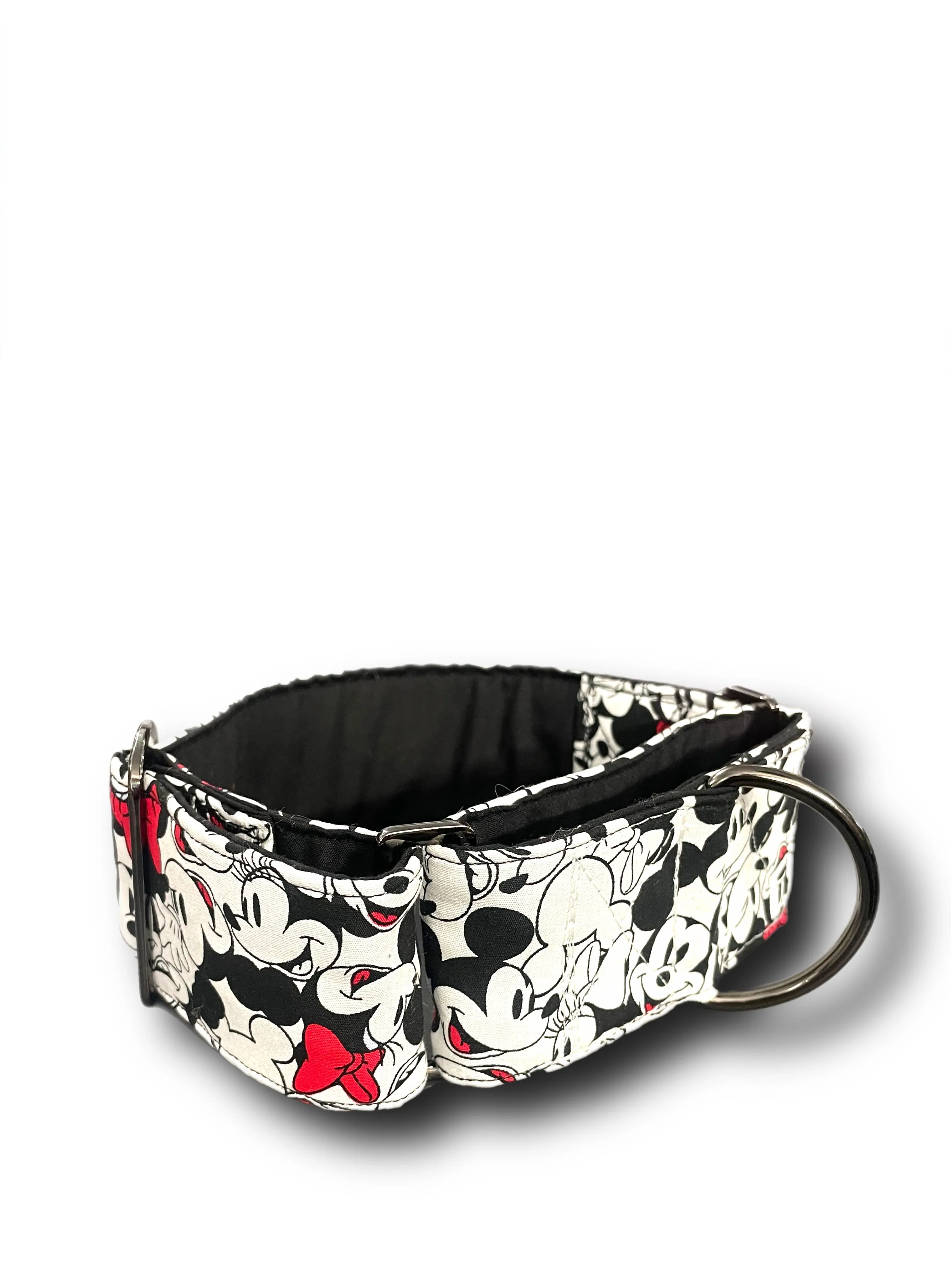 Mickey Mouse Greyhound whippet Martingale collar cotton wide super soft