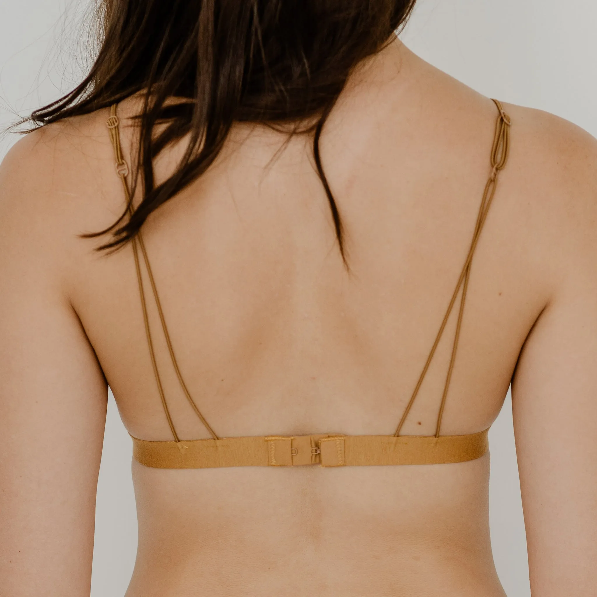 Midnight Muse Bralette in Mustard (Size L & XL Only)