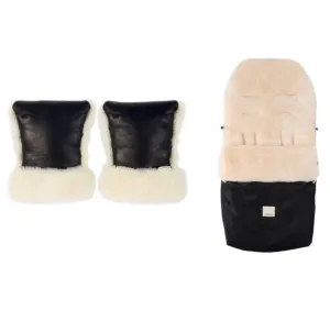 Milk Ultimate Sheepskin Buggy Kit (Footmuff   Mitts)
