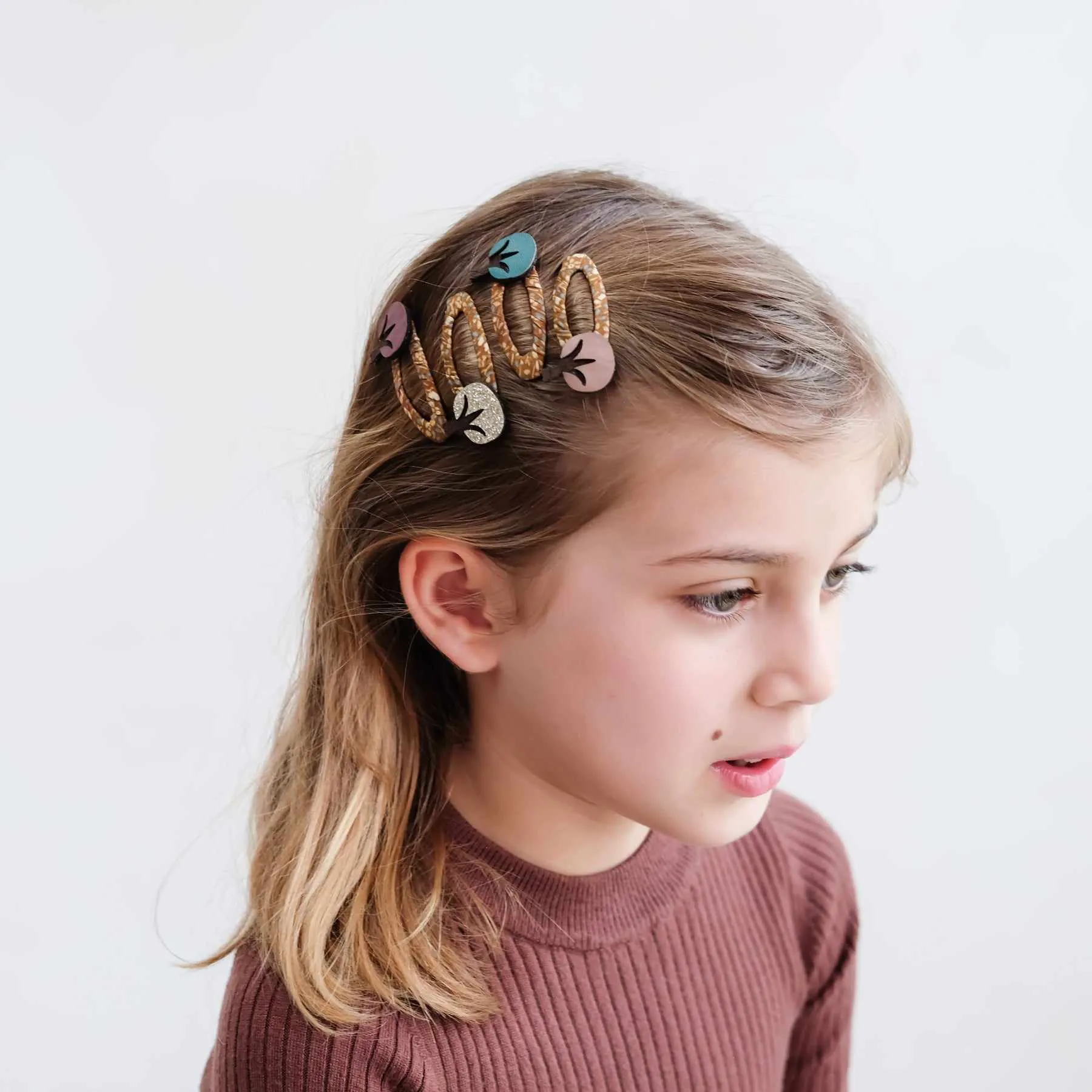 Mimi & Lula - Autumn Tree hair clic clacs - set of 4