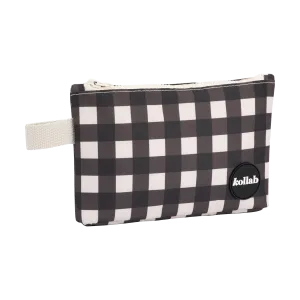 Mini Pouch Black Check
