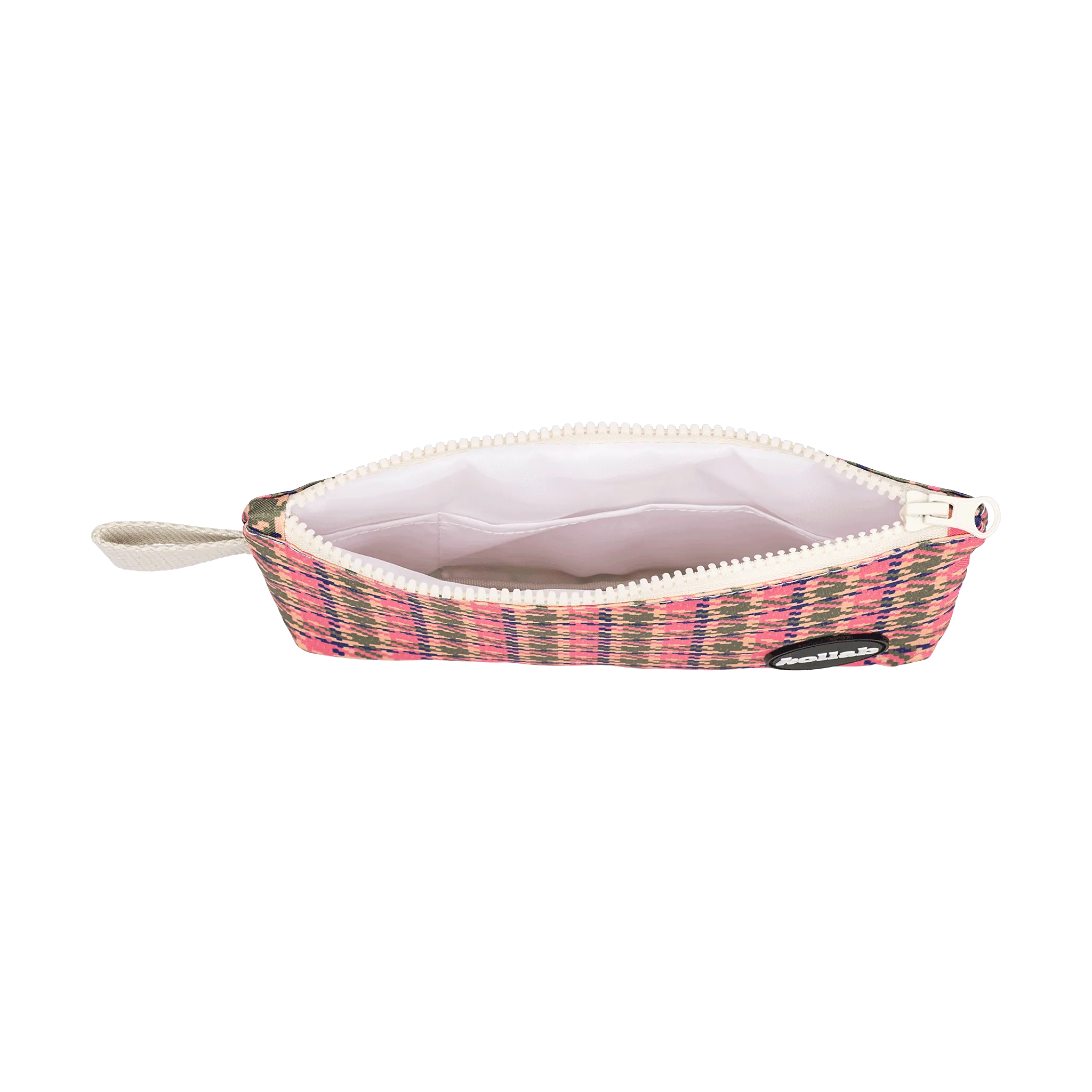 Mini Pouch Pink Houndstooth
