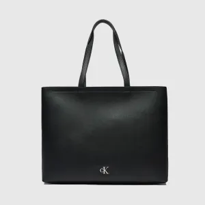 Minimal Slim Tote Bag - Black