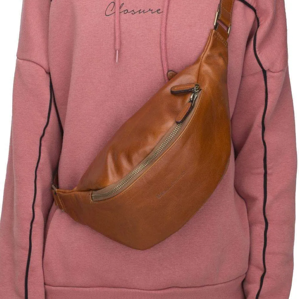 Minoan Genuine Leather Waist Bag for Women and Men