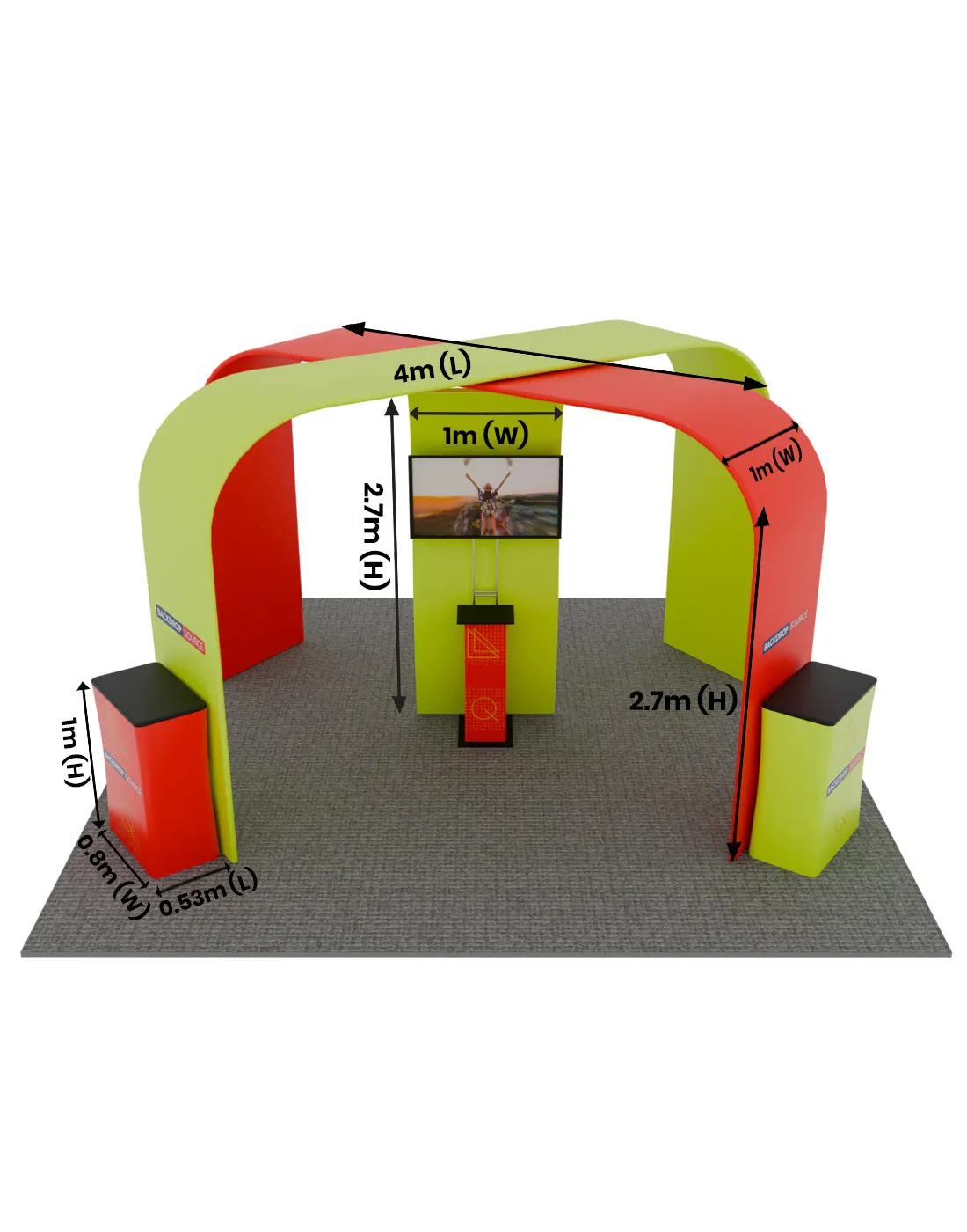Modular Booth Kits 6m - Model 05