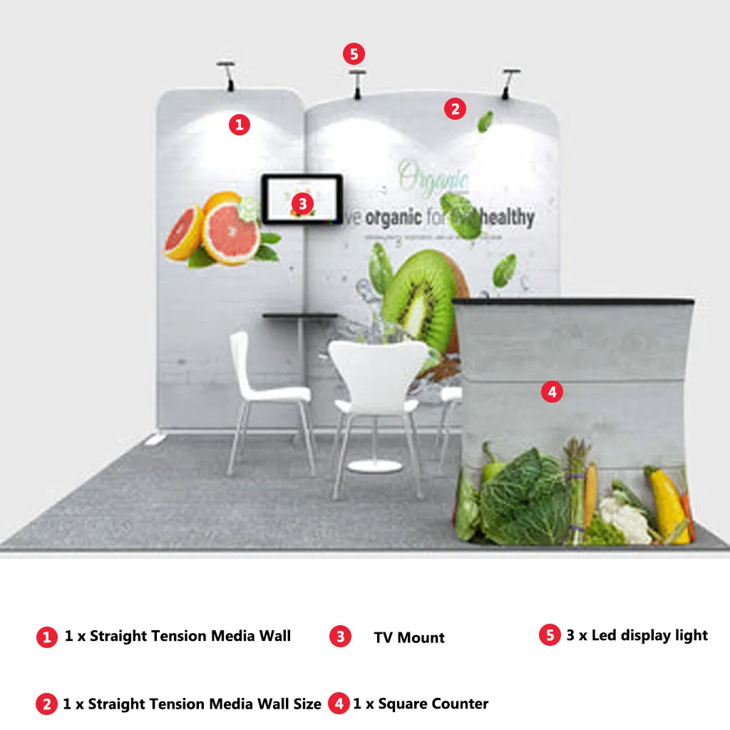 Modular Exhibition Kit for 3m Wide Booths