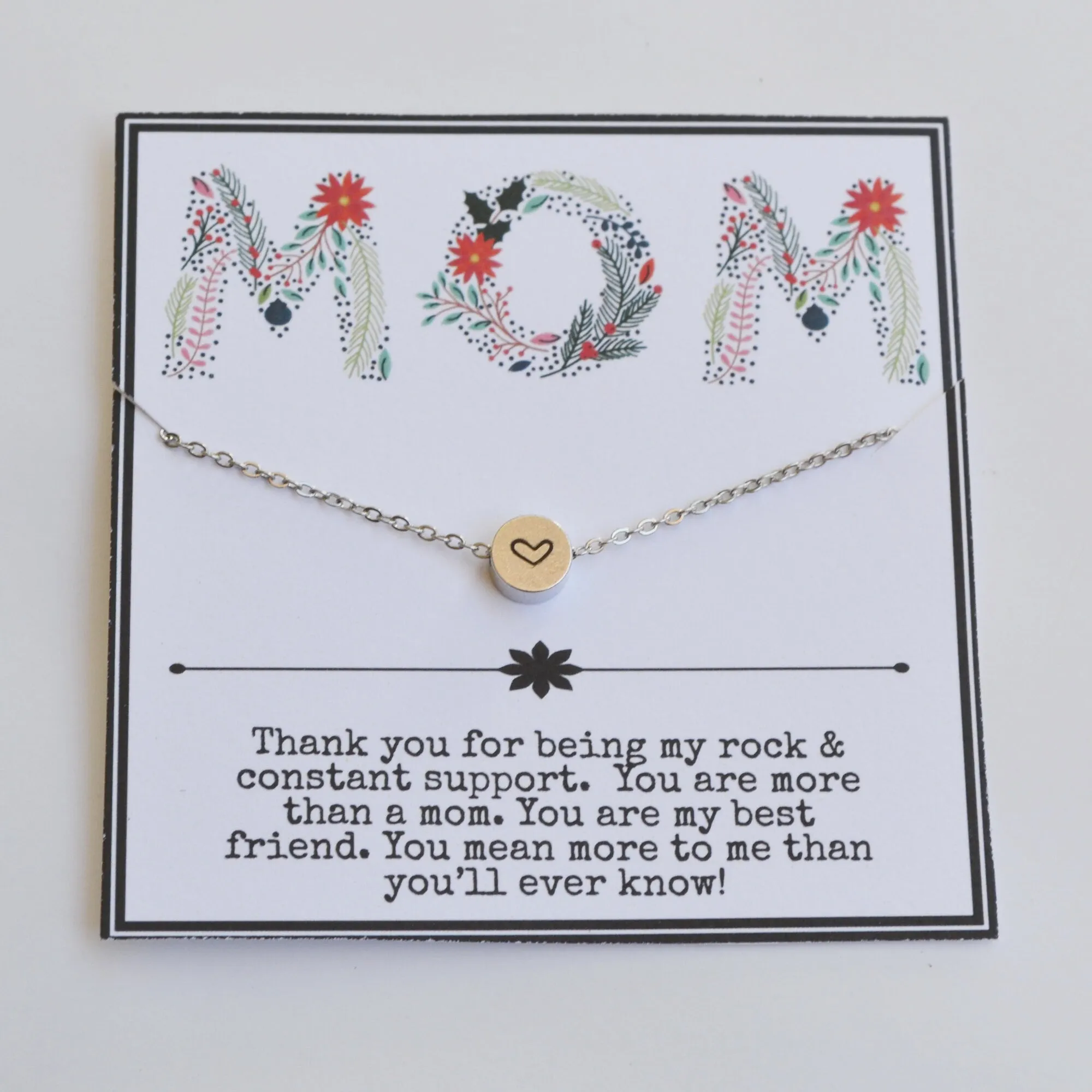 Mom jewelry, Gift for mom, Mothers necklace, Mom birthday, Heart necklace, Christmas gift for mom, Gift for mom&#39;s birthday, Mother necklace
