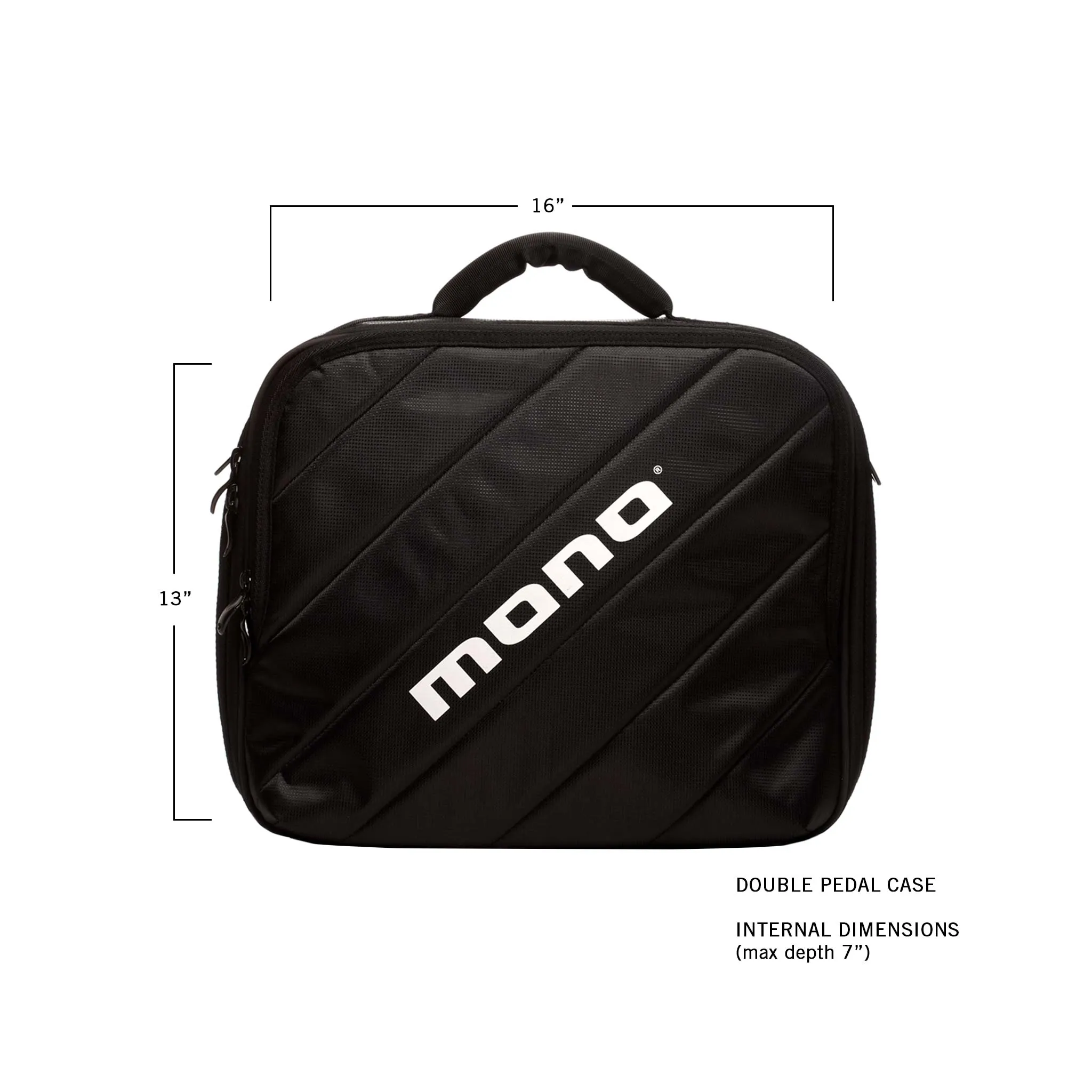 MONO Double Pedal Case, Black