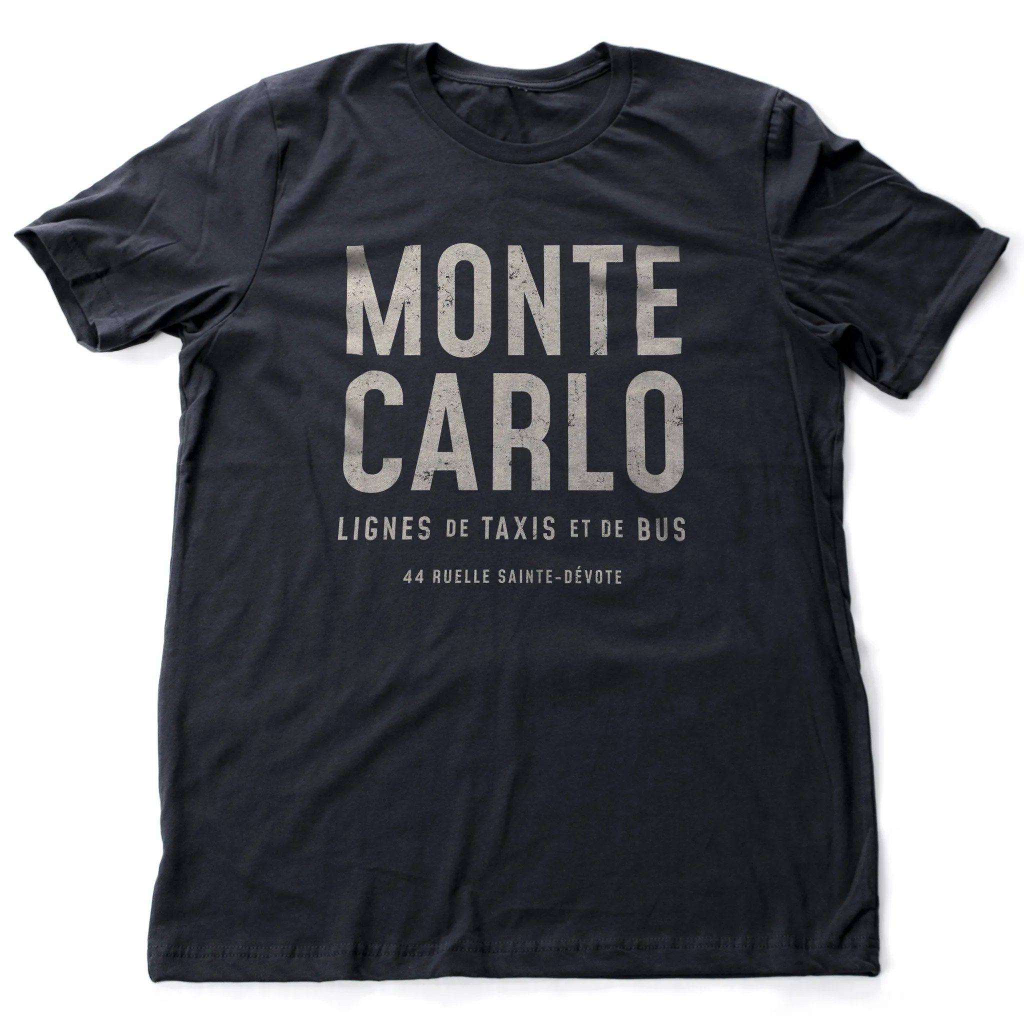 MONTE CARLO Bus and Taxi — A Sarcastic Retro Unisex T-Shirt