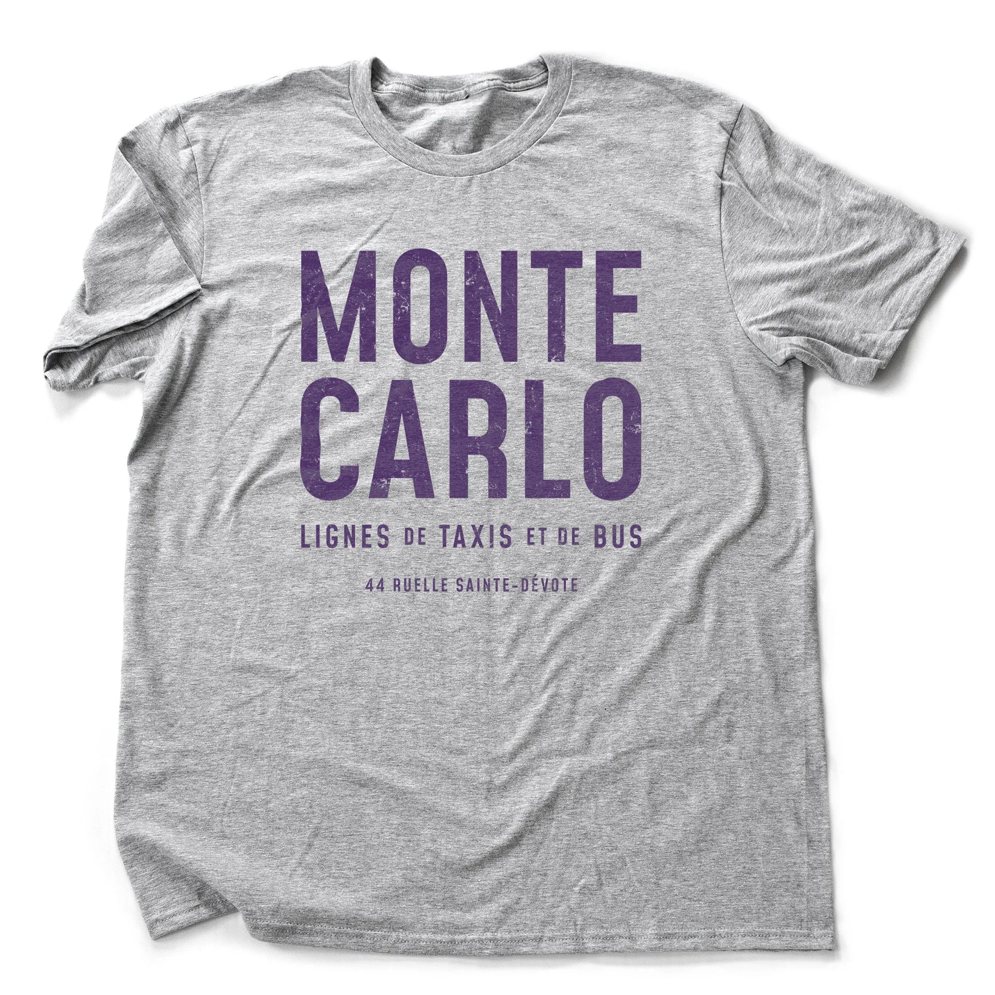 MONTE CARLO Bus and Taxi — A Sarcastic Retro Unisex T-Shirt
