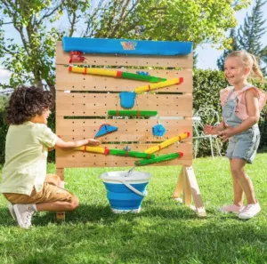 Montessori Outdoor Eco Wood Waterwall | Childrens Water Play | 3 Years 