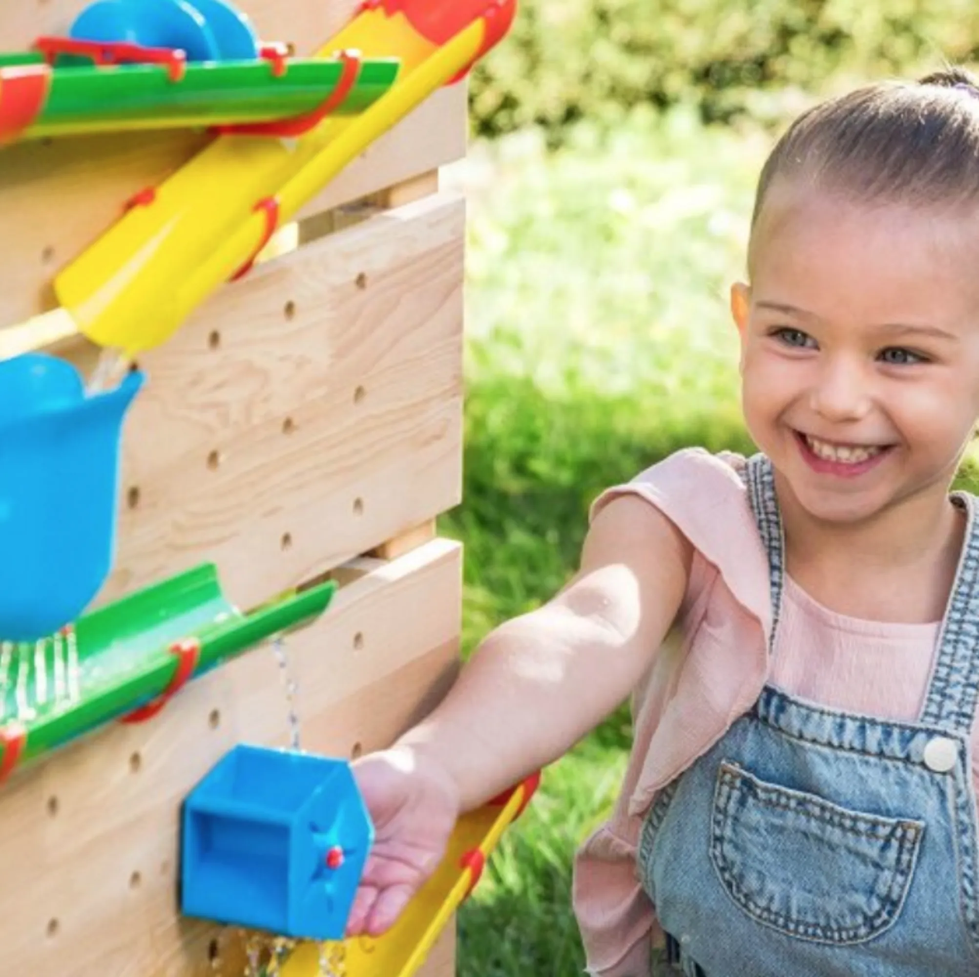 Montessori Outdoor Eco Wood Waterwall | Childrens Water Play | 3 Years 