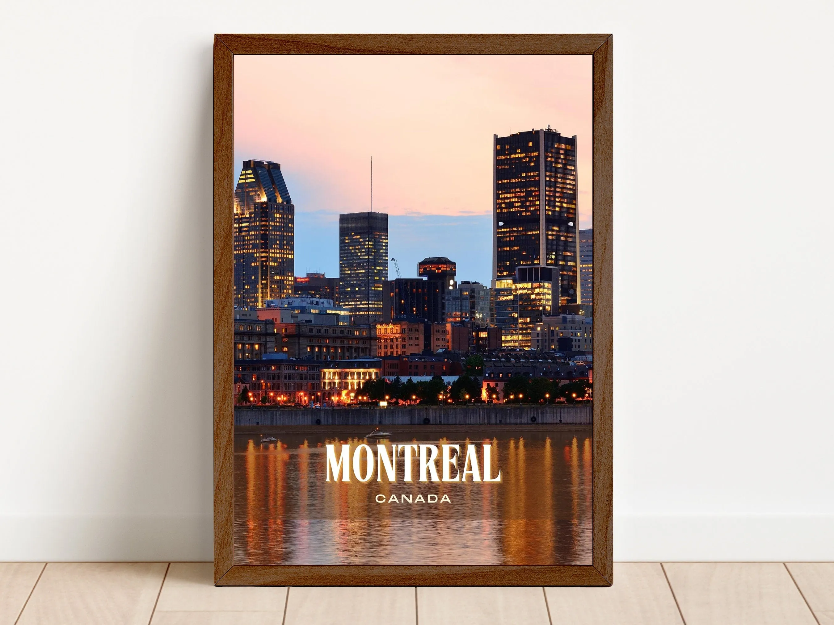 Montreal Retro Wall Art, Canada