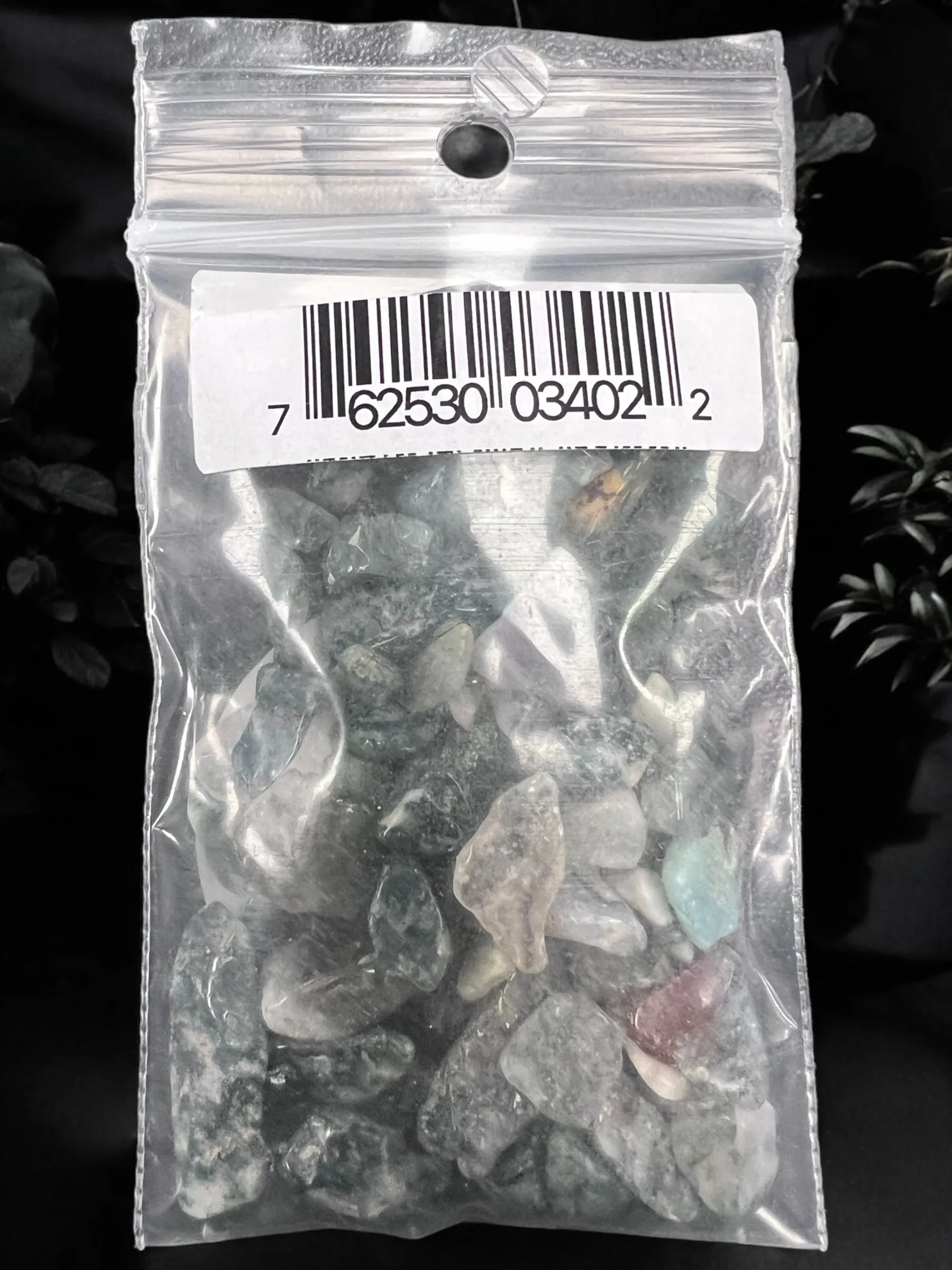 Moss Agate Gemstone Chips