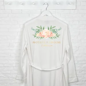 Mother Of The Groom Champagne Gold Floral Dressing Gown