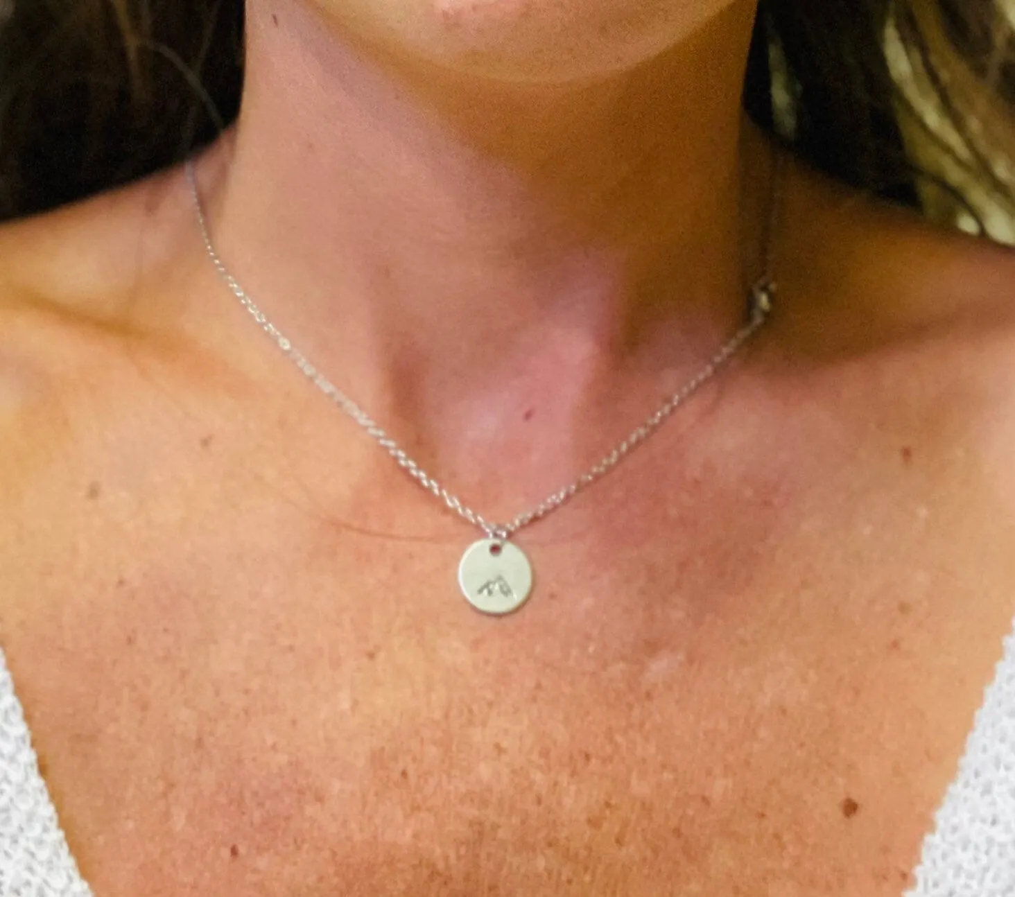 Mountain Necklace, Mountain Jewelry, Encouragement Gift, Christian Jewelry, Faith Necklace, Mustard Seed Necklace