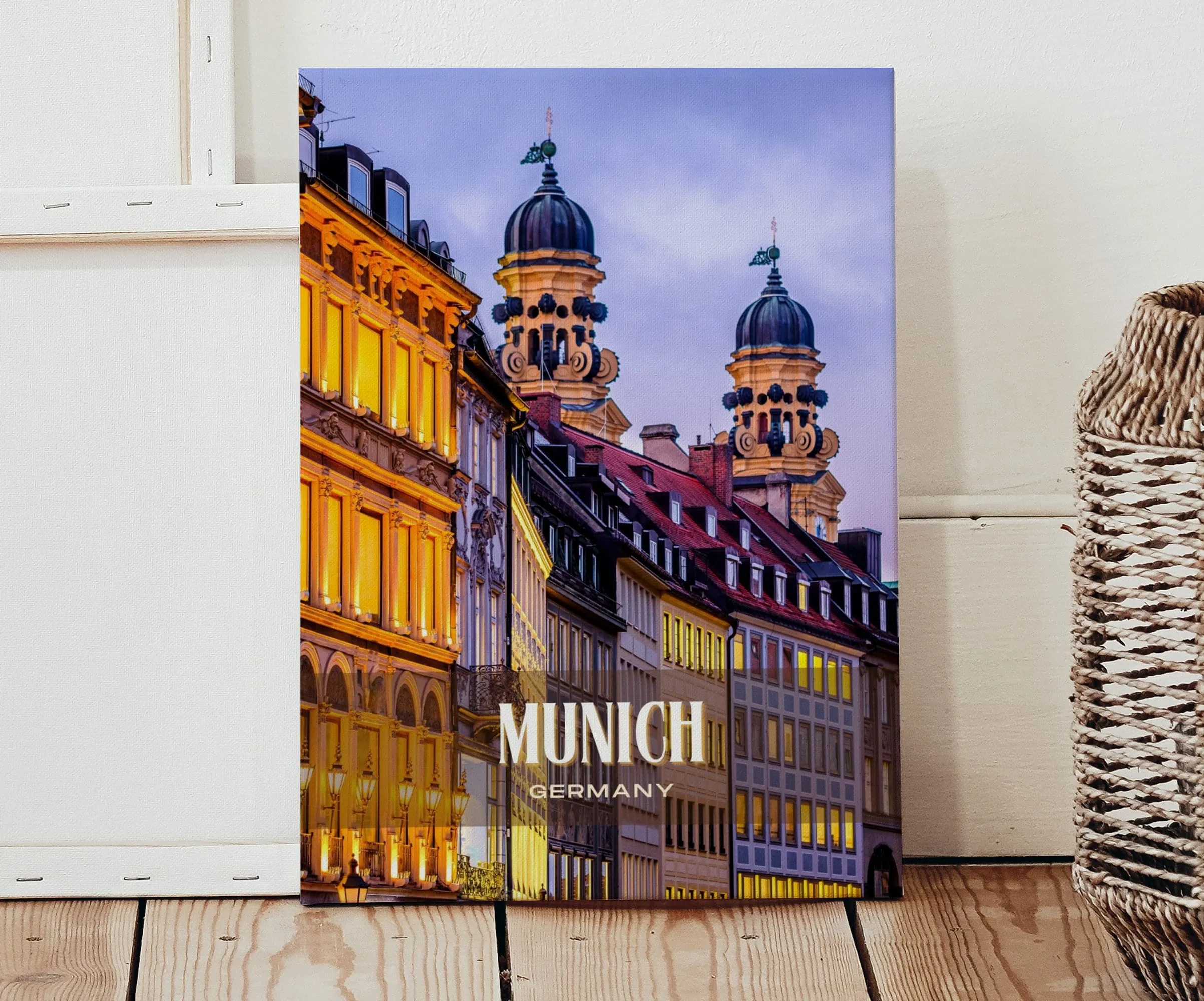 Munich Retro Wall Art, Germany