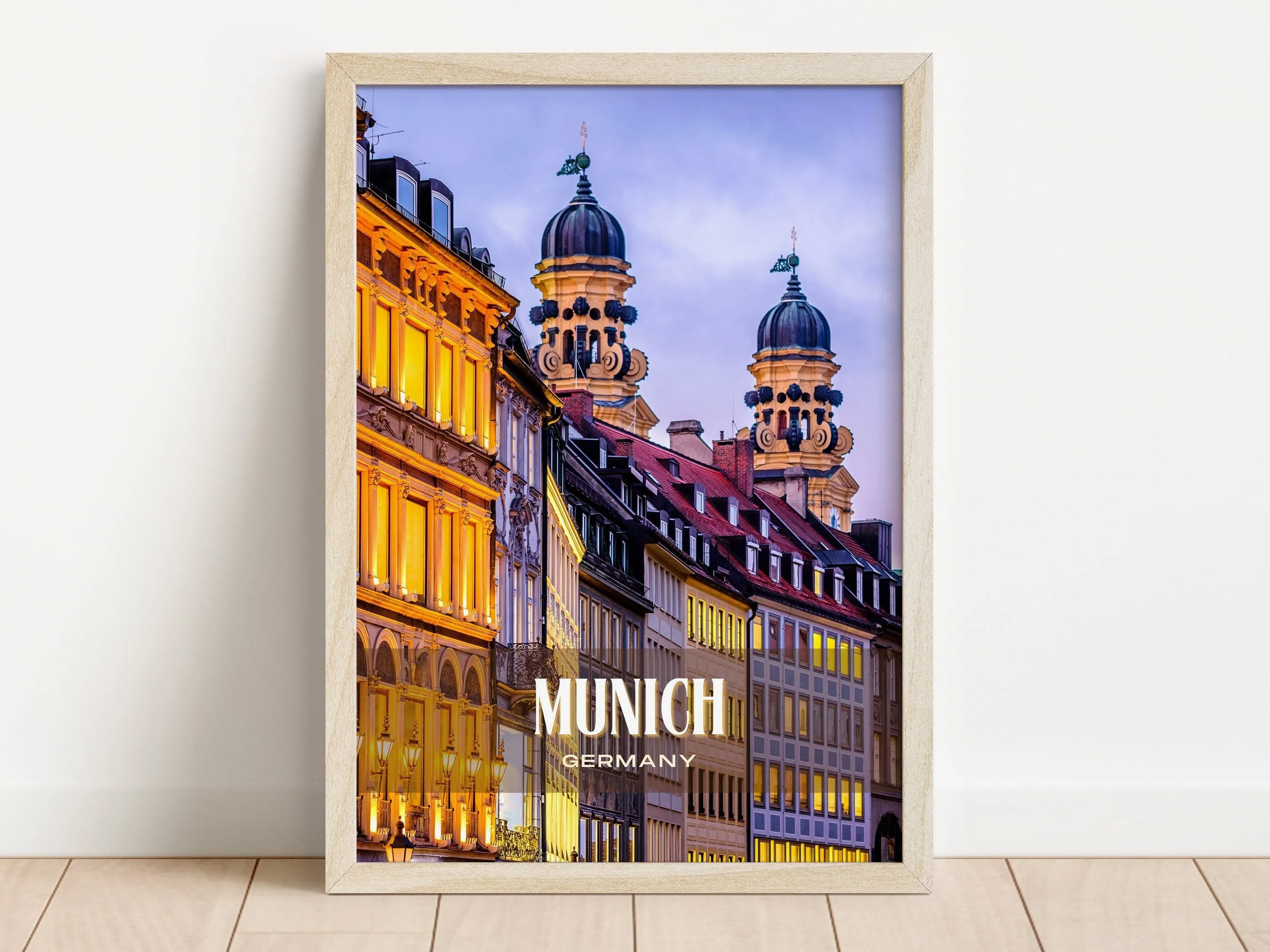 Munich Retro Wall Art, Germany