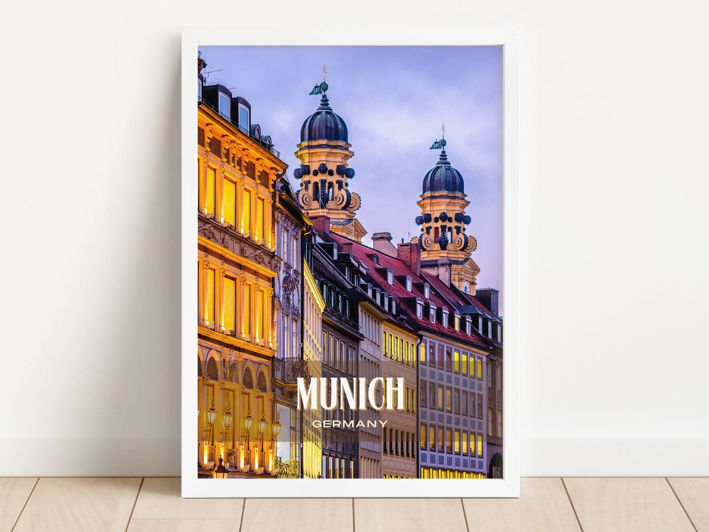 Munich Retro Wall Art, Germany