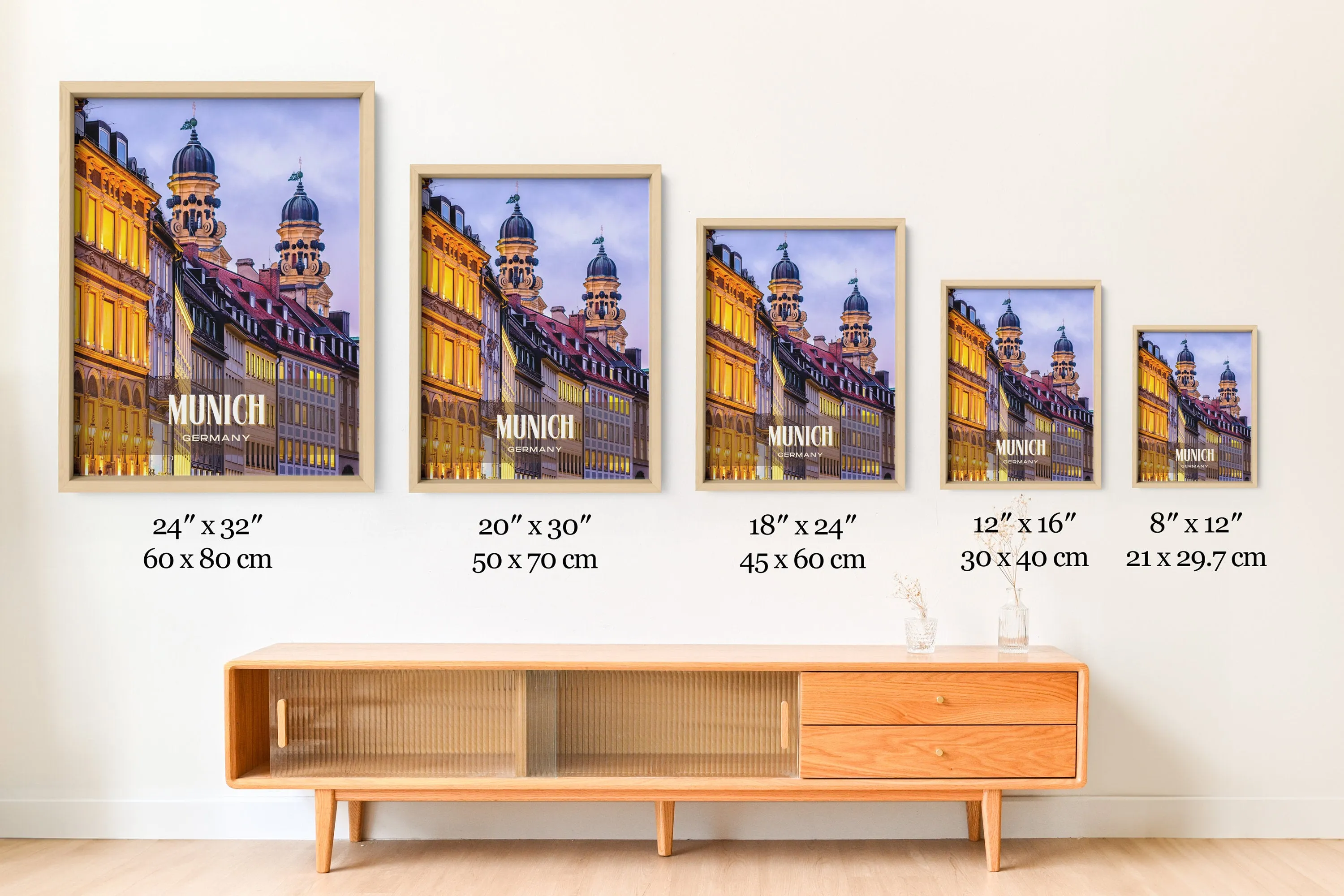 Munich Retro Wall Art, Germany