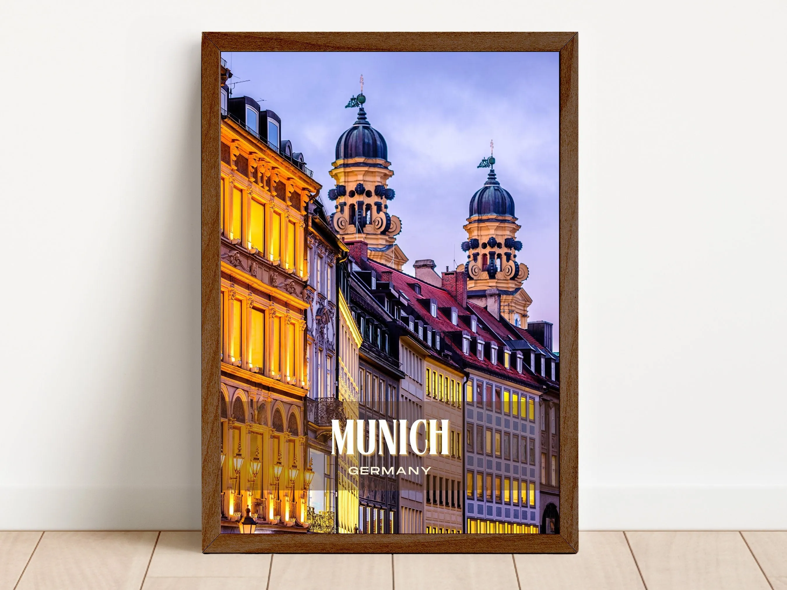 Munich Retro Wall Art, Germany