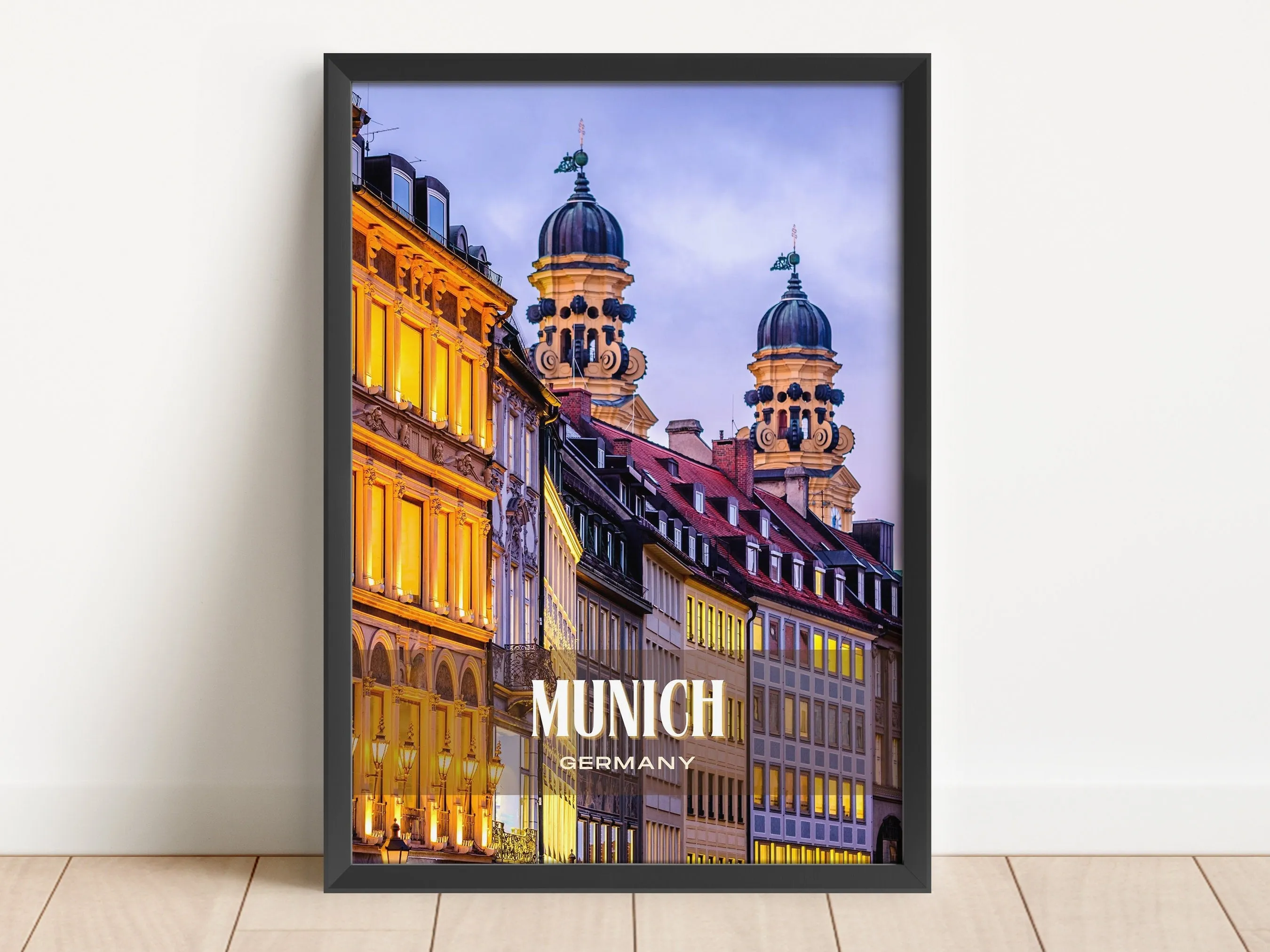 Munich Retro Wall Art, Germany