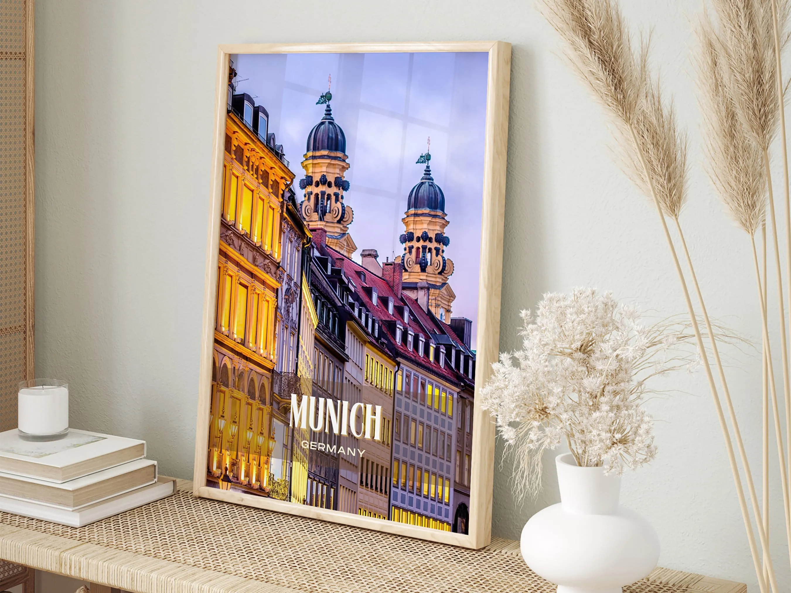Munich Retro Wall Art, Germany