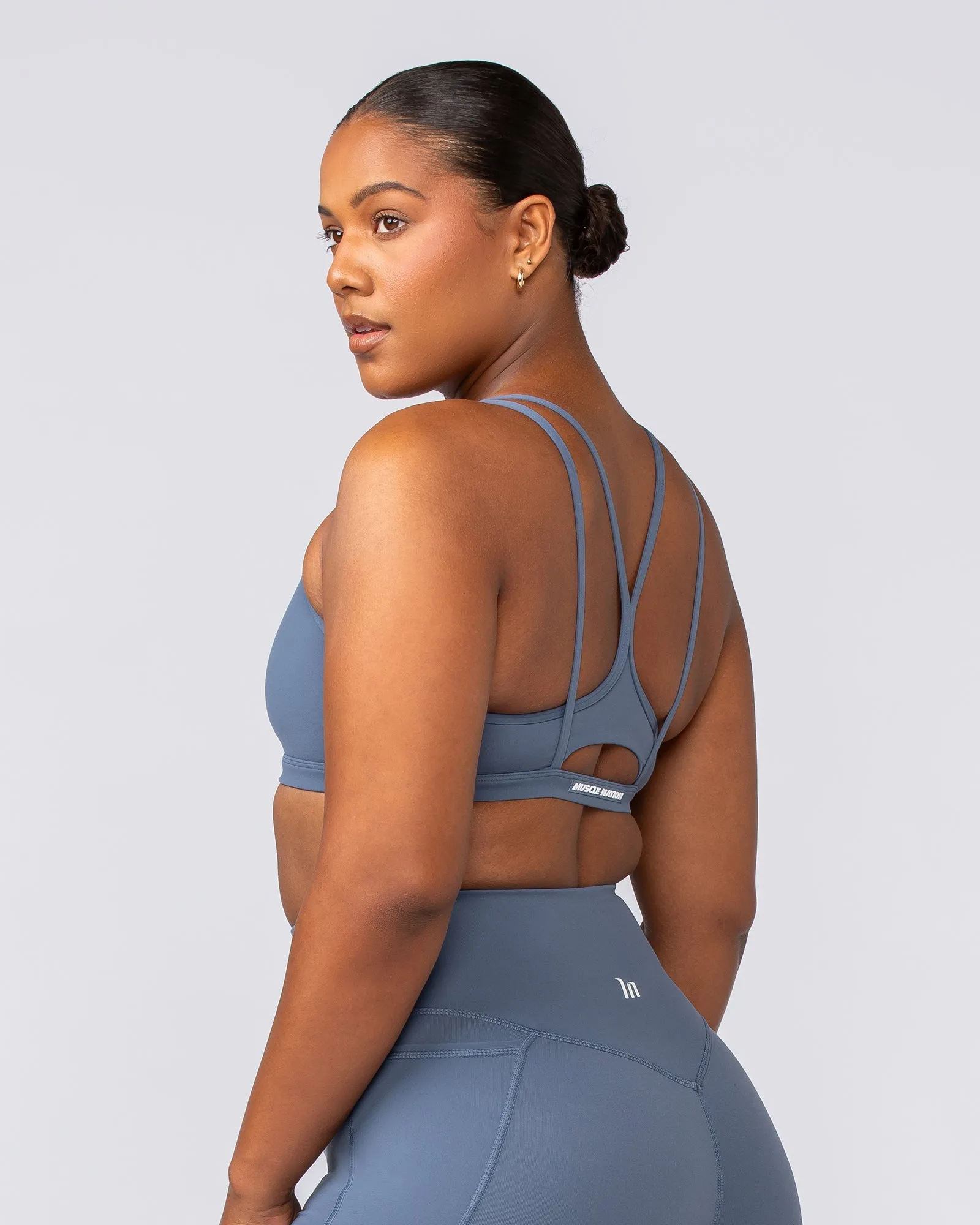 Muscle Nation | Pace It Bra - Arctic