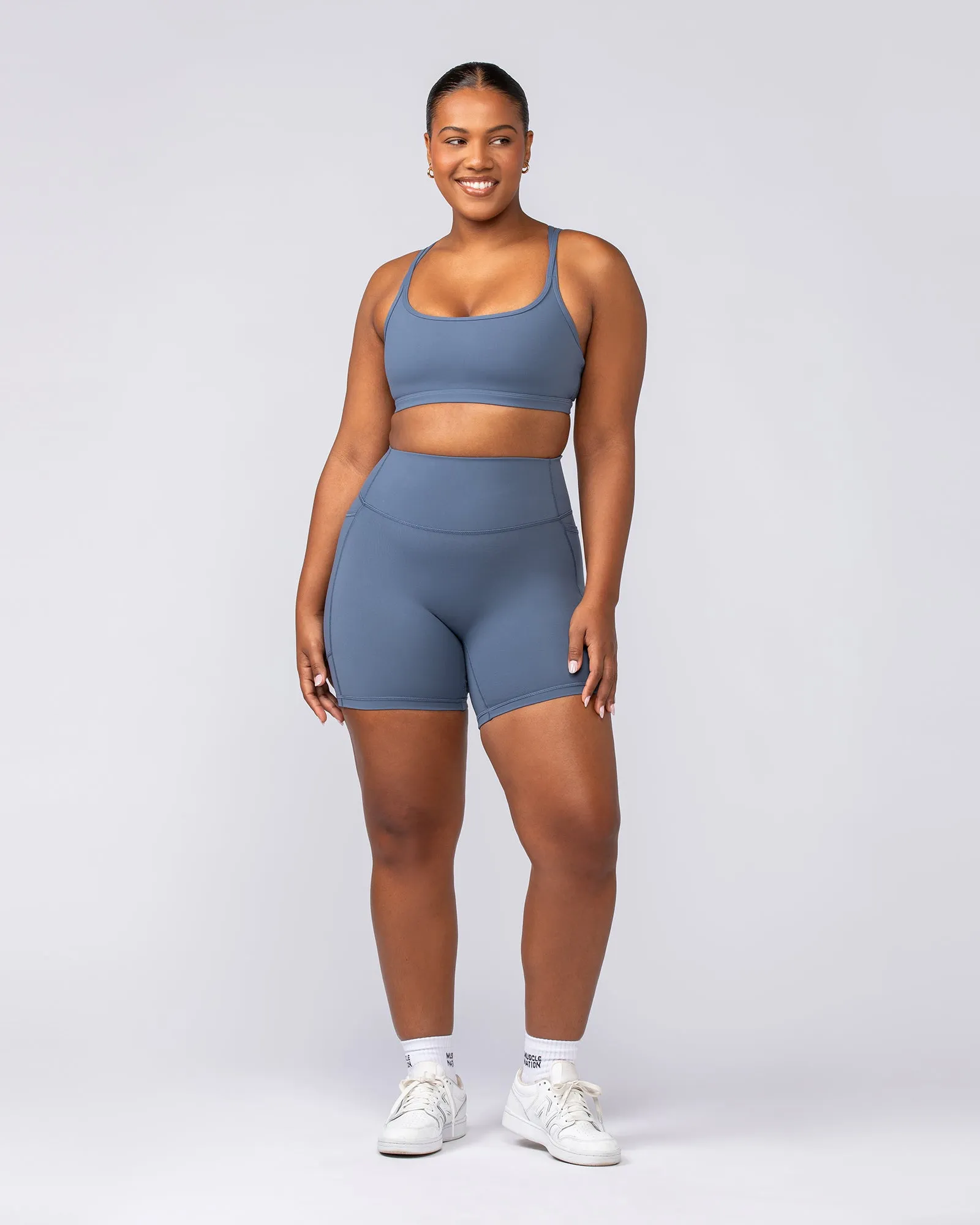 Muscle Nation | Pace It Bra - Arctic