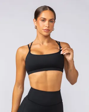 Muscle Nation | Pace It Bra - Black