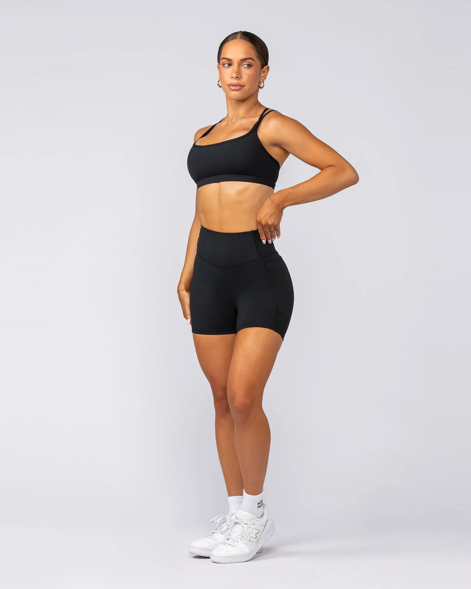 Muscle Nation | Pace It Bra - Black
