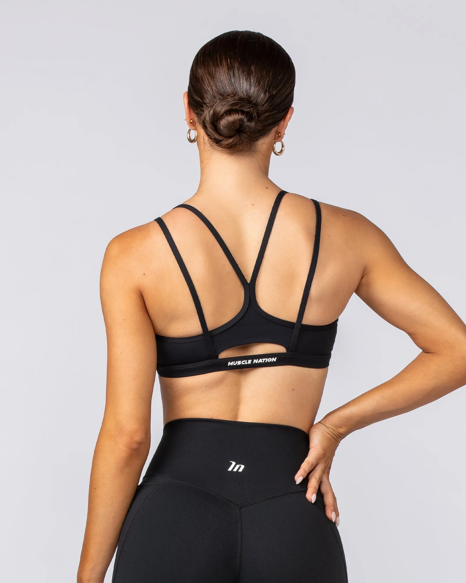 Muscle Nation | Pace It Bra - Black