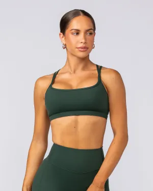 Muscle Nation | Pace It Bra - Forest Green